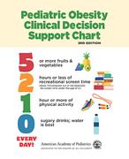 Book cover for 5210 Pediatric Obesity Clinical Decision Support Chart