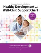 Book cover for AAP Healthy Development and Well-Child Support Chart