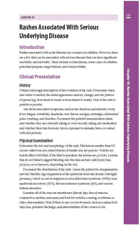 Rashes Associated with Serious Underlying Disease | Caring for the ...