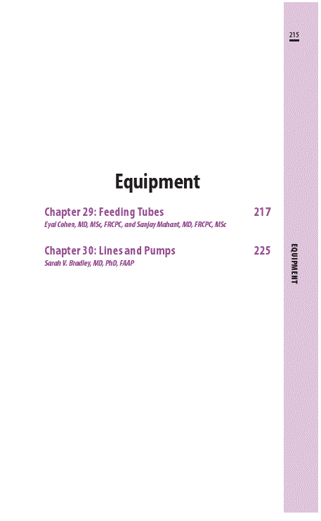 First page of Feeding Tubes