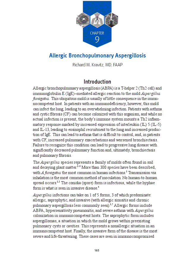 First page of Allergic Bronchopulmonary Aspergillosis