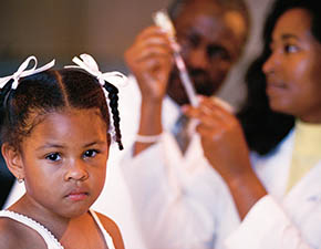 Roughly 53% of uninsured children in the U.S. are African-American or Latino.