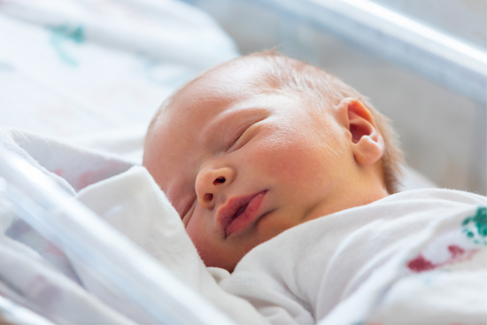 Newborn sleeping