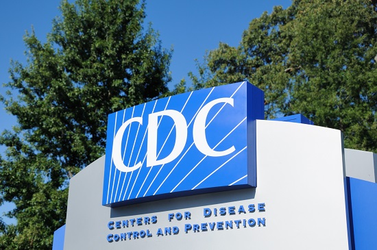 Centers for Disease Control and Prevention sign.