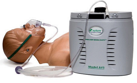 The FDA is warning against using the OxySure Portable Emergency Oxygen System, Model 615. Photo courtesy of the FDA.