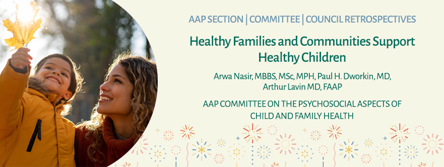 Healthy Families and Communities Support Healthy Children | Pediatrics ...