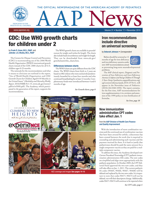 AAP News Cover Image for Volume 31, Issue 11