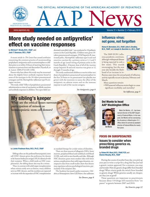 AAP News Cover Image for Volume 31, Issue 2