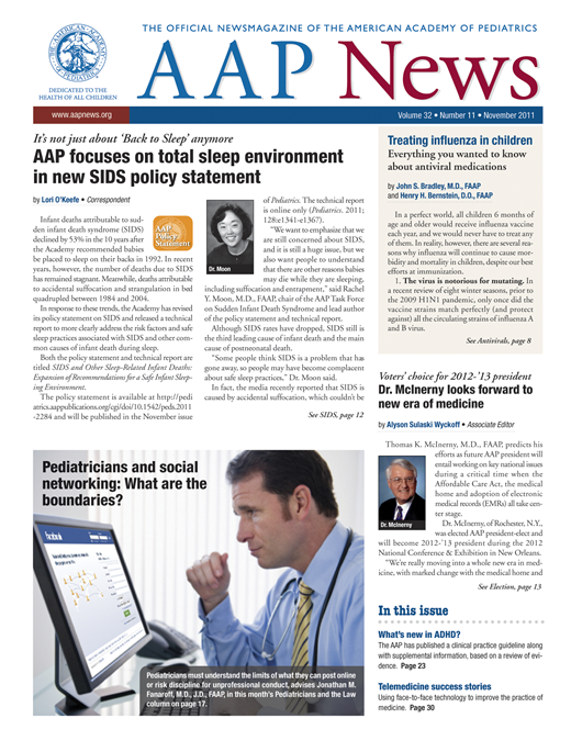 This month in Pediatrics | AAP News | American Academy of Pediatrics