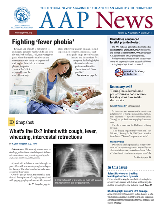 AAP News Cover Image for Volume 32, Issue 3