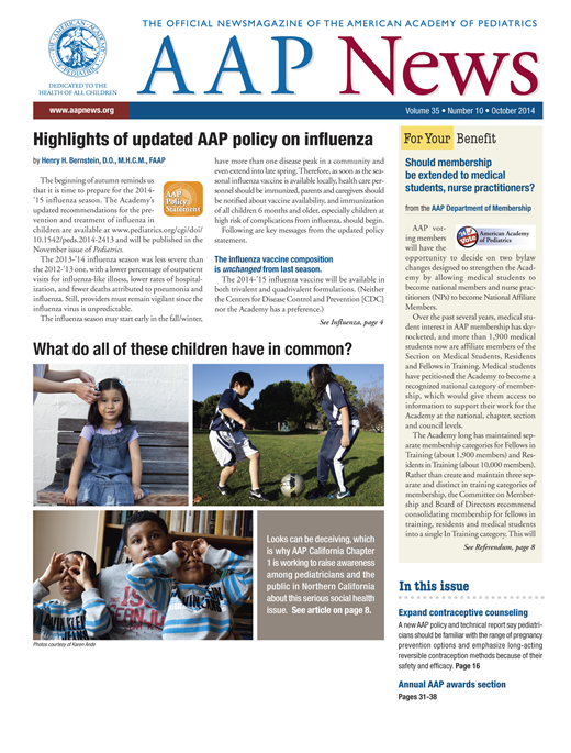 Highlights of updated AAP policy on influenza | AAP News | American ...
