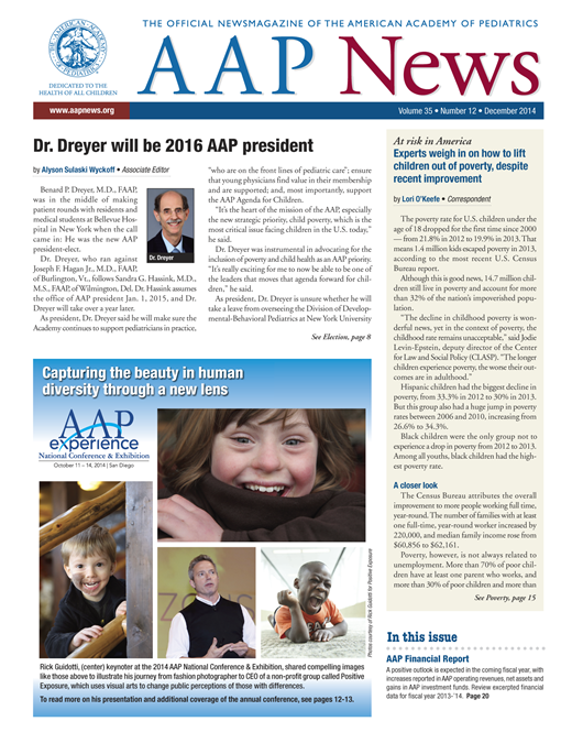 AAP News Cover Image for Volume 35, Issue 12