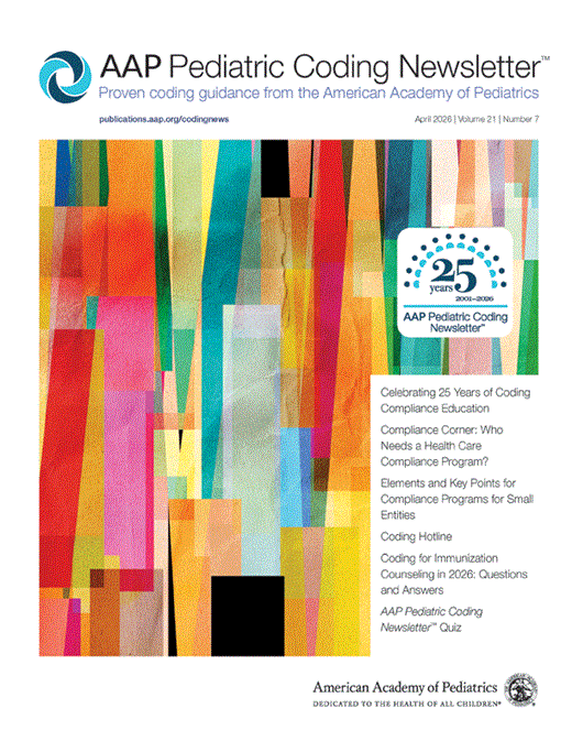 Coding for Immunization Counseling in 2026: Questions and Answers | AAP ...