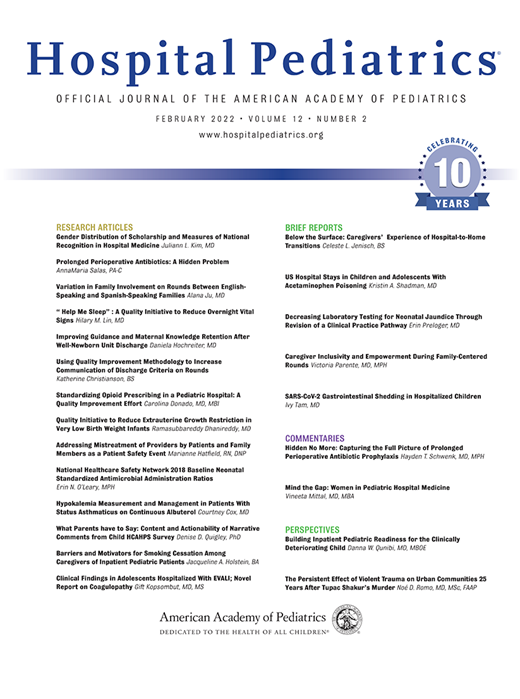 Caregiver Inclusivity and Empowerment During Family-Centered Rounds ...