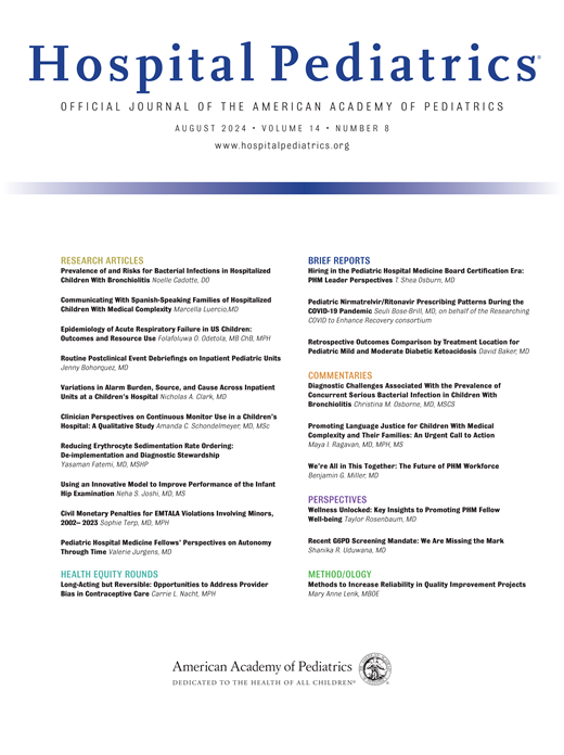 Hiring in the Pediatric Hospital Medicine Board Certification Era: PHM