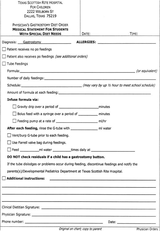 FIGURE 4. Sample letter: orders for school.