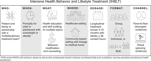 Intensive health behavior and lifestyle treatment.