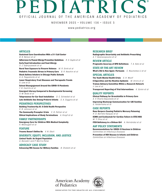 Guidelines for Early Food Introduction and Patterns of Food Allergy ...
